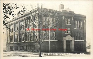 IA, Keokuk, Iowa, RPPC, Garfield School Building, Exterior View, Photo