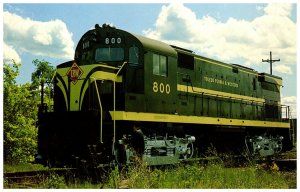 Toledo Peoria & Western RR Alco C-424 #800 Train Illinois Built 1964 Postcard   