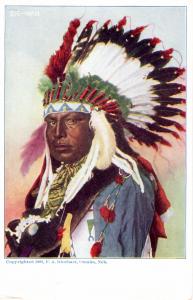 Chief Big Man, Undivided Back, 1905