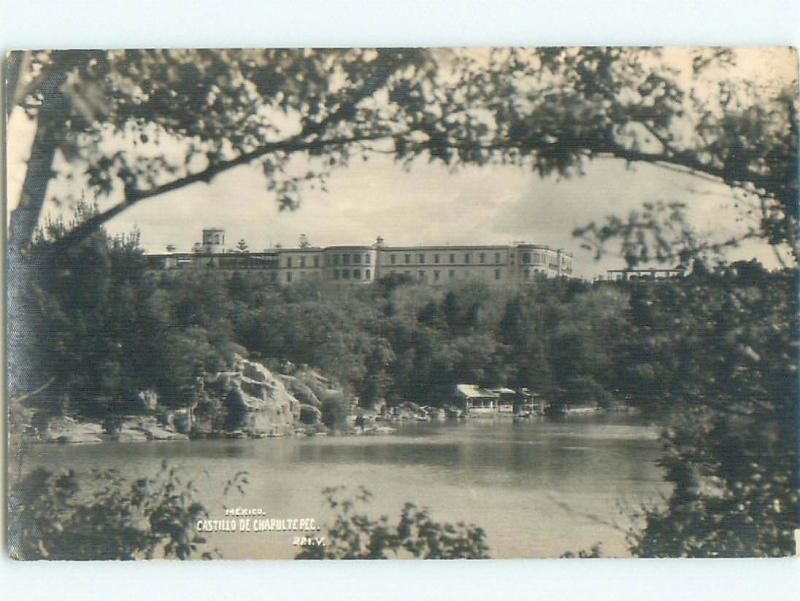 old rppc NICE VIEW Bosque De Chapultepec In Mexico City Mexico i3541