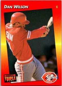 1992 Donruss Baseball Card Dan Wilson Cincinnati Reds