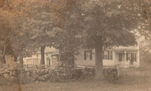RPPC Colonial House  Concord New Hampshire Cancel  - Real Photo Postcard  1910