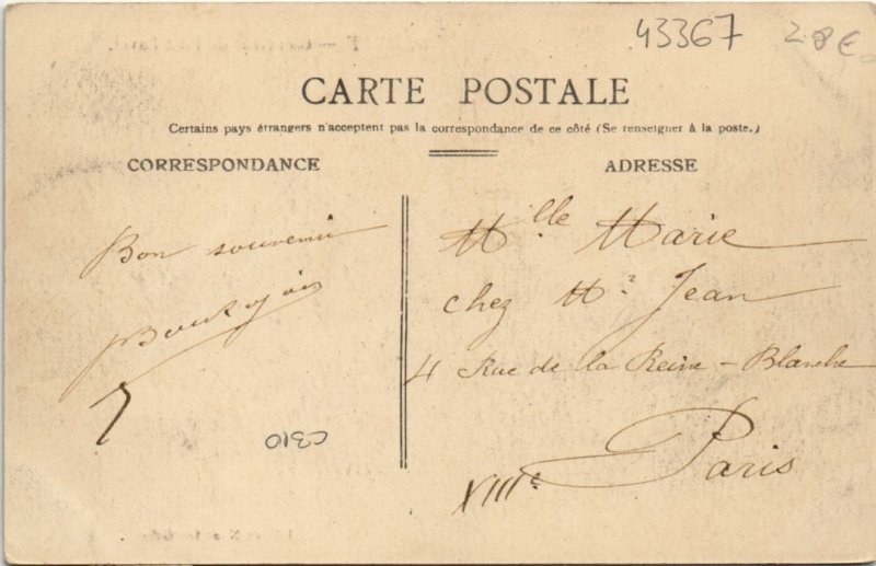 CPA AK BERNAY-Carrefour du Pont Ravet (43367)