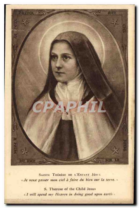 Postcard Old St. Therese of the Child Jesus