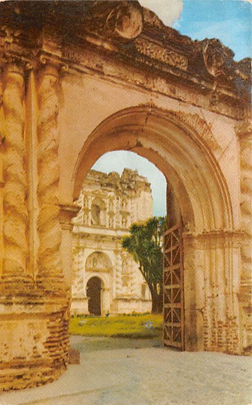 Main Gate of the Convent of San Francisco Antigua Guatemala, Central America ...