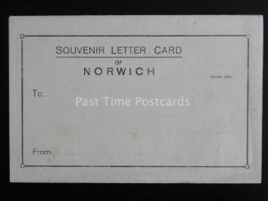 Norfolk NORWICH Souvenir 5 Image Vintage Letter Card - All Images Shown