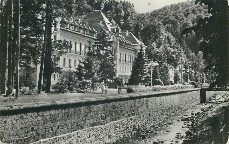 Post card Romania Slanic Moldova Bath Pavilion picture