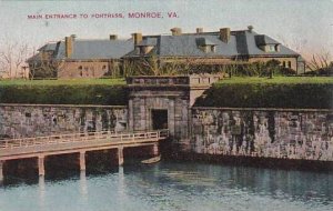 Virginia Monroe Main Entrance To Fortress