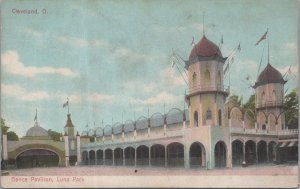 Postcard Dance Pavilion Luna Park Cleveland Ohio OH