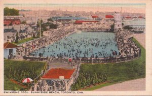 Postcard Swimming Pool Sunnyside Beach Toronto Canada