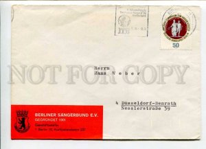 421918 GERMANY BERLIN 1975 year ADVERTISING real posted COVER