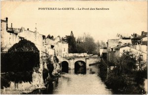 CPA FONTENAY-le-COMTE - Le Pont des Sardines (112739)