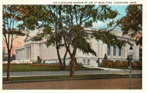 Vintage Postcard 1920's The Museum of Art Building at Wade Park Cleveland Ohio