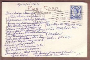 Golders Green postcard posted 1966