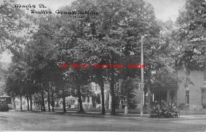 MI, Battle Creek, Michigan, Maple Street, Trees, 1911 PM, CU Williams No 14126