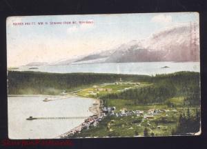 HAINES ALASKA FORT WILLIAM H SEWARD MT RIPPINSKY ANTIQUE VINTAGE POSTCARD