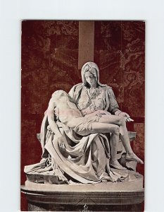 Postcard Pieta, Vatican Pavilion of the World's Fair, New York City, New York