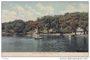 Scenic view, Lake at Wade Park, Cleveland, Ohio, PU-1909