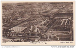 Michigan Highland Park Ford Motor Company