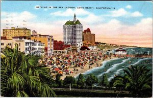 Postcard TOURIST ATTRACTION SCENE Long Beach California CA AM1946