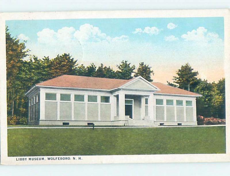 W-Border MUSEUM SCENE Wolfeboro - Near Laconia New Hampshire NH d9864