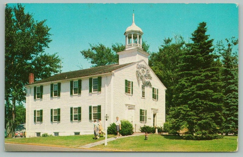 Wellfleet Massachusetts~Cape Cod~Town Hall~Belfry~c1950~Postcard 
