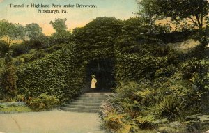 PA - Pittsburgh. Tunnel in Highland Park Under Drive Way