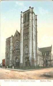 Catholic Cathedral, Washington Street, Boston, Mass early...