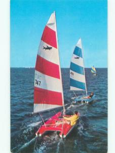 Pre-1980 Nautical CATAMARAN SAILBOAT AC6646