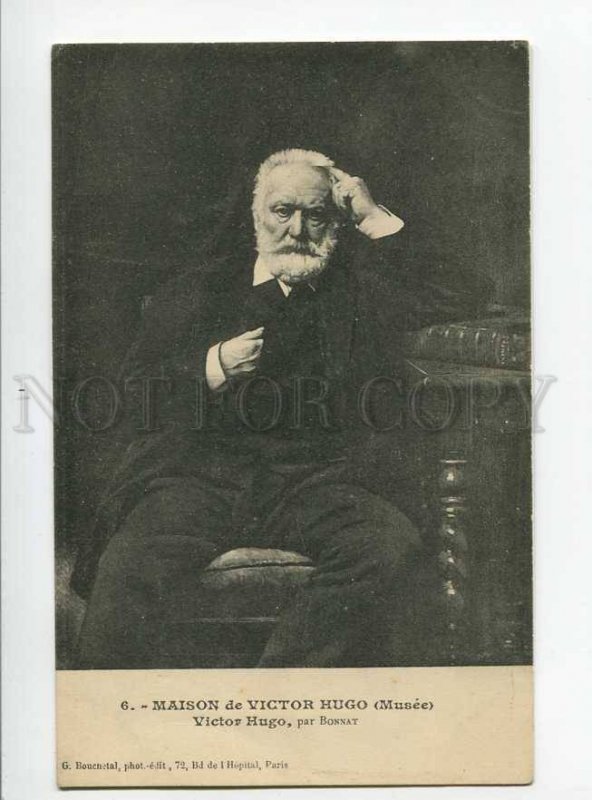 3023372 Victor HUGO Great French WRITER by Bonnat Vintage PC