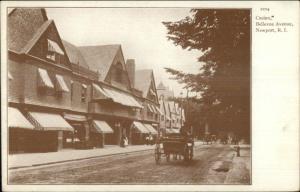 Newport RI Casino Bellevue Ave c1905 Postcard