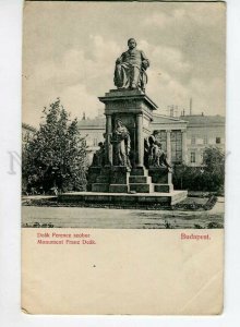 3151698 Hungary BUDAPEST Monument Franz Deak Vintage PC