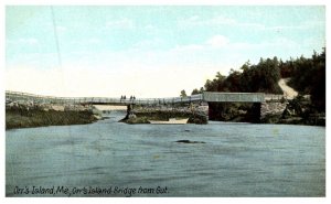 Maine  Orr's Island Bridge from Gut