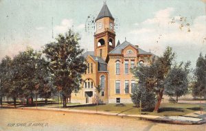 High School St. Marys, Ohio OH Postcard