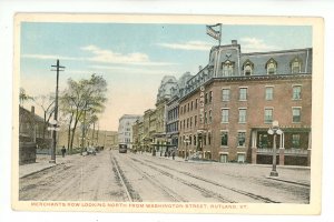 VT - Rutland. Merchants Row, looking North from Washington Street