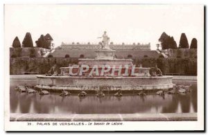Old Postcard Palace of Fontainebleau The Latona fountain