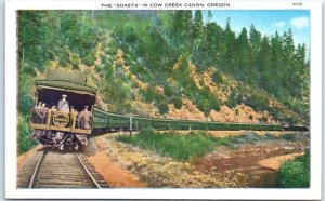 Postcard - The Shasta In Cow Creek Canyon - Oregon