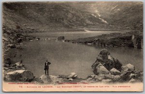 Luchon France 1919 Soldiers Postcard Les Pyrennes Passed Censor