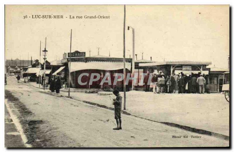 Old Postcard Lake Sur Mer La Rue Grand Orient