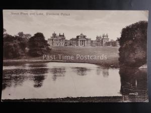 Oxfordshire BLENHEIM PALACE North Front & Lake c1912 RP by Valentine's 73316