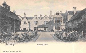 Training College Salisbury Wiltshire England UK 1910s postcard