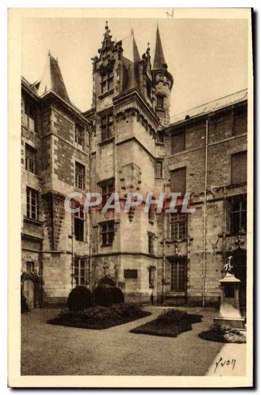 Old Postcard Logis Barrault Angers Musee des Beaux Arts