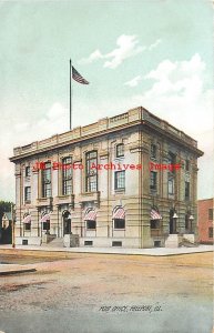 IL, Freeport, Illinois, Post Office Building, Exterior View, Rotograph No 57759