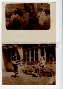 3079943 Russia  Kerch street CIRCUS Vintage real photo