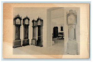 1935 Tall Clock Created By Connecticut Makers, Hartford Connecticut CT Postcard