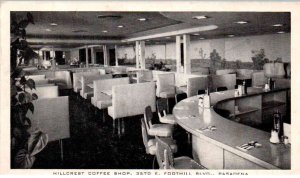 Pasadena, California - Dine at the Hillcrest Coffee Shop - in 1951
