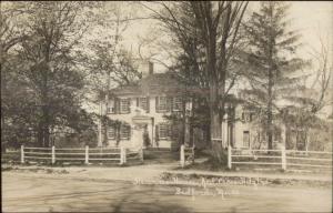 Bedford MA Red Cross HQs Stearns House c1910 Real Photo Postcard