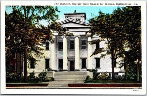 The Mansion Georgia State College For Women Milledgeville Georgia GA Postcard