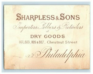 1880s Sharpless & Sons Dry Goods Comical Tiny Children Lot Of 7 P212