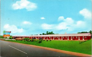 Golden Sands Motel Sylvania Georgia GA Postcard VTG UNP Vintage Unused Chrome 